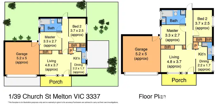 Floorplan of Homely unit listing, 1/39 Church Street, Melton VIC 3337