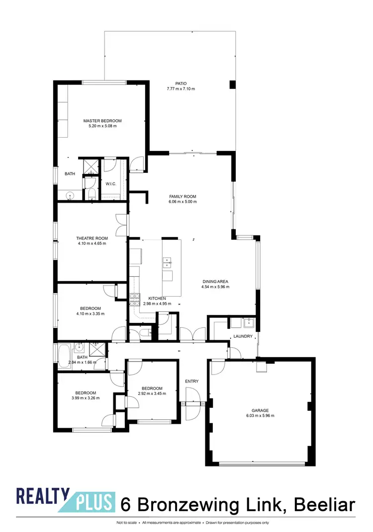 Floorplan of Homely house listing, 6 Bronzewing Link, Beeliar WA 6164