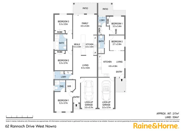 Floorplan of Homely house listing, 62 & 62A Rannoch Drive, West Nowra NSW 2541