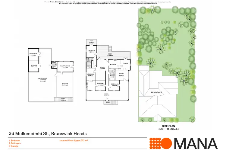 Floorplan of Homely house listing, 36 Mullumbimbi Street, Brunswick Heads NSW 2483