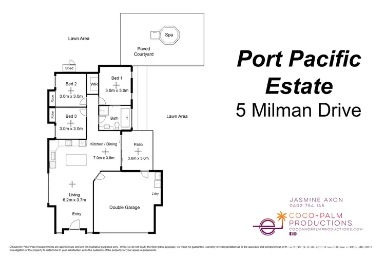 Floorplan of Homely house listing, 5 Milman Drive, Craiglie QLD 4877