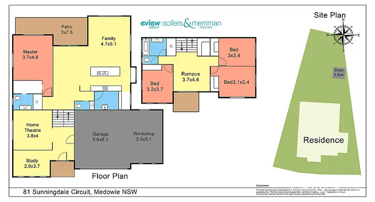 Floorplan of Homely house listing, 81 Sunningdale Circuit, Medowie NSW 2318