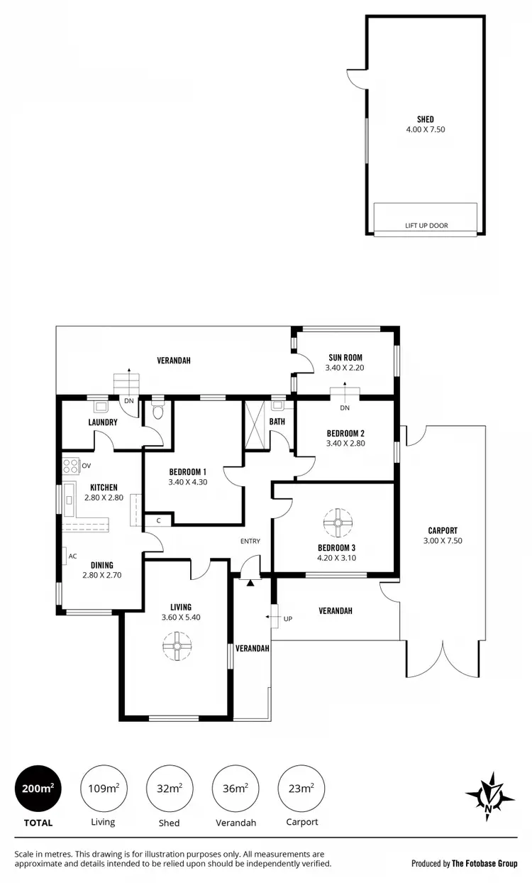 Floorplan of Homely house listing, 20 Pearce Street, Christies Beach SA 5165