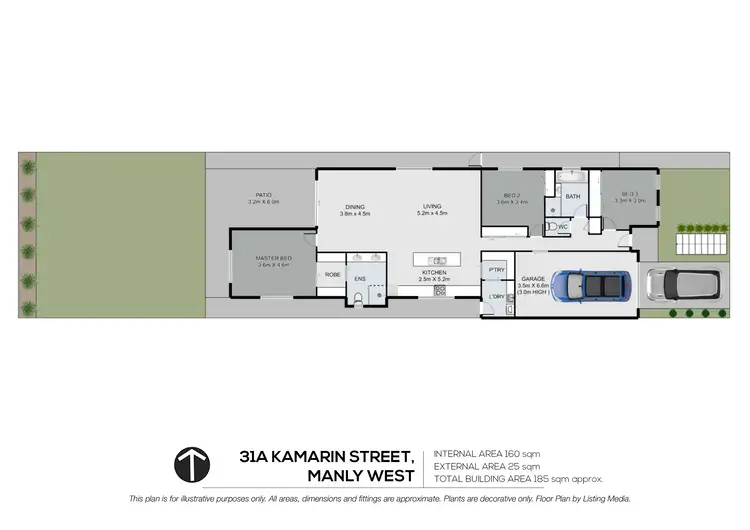 Floorplan of Homely house listing, 31A Kamarin Street, Manly West QLD 4179