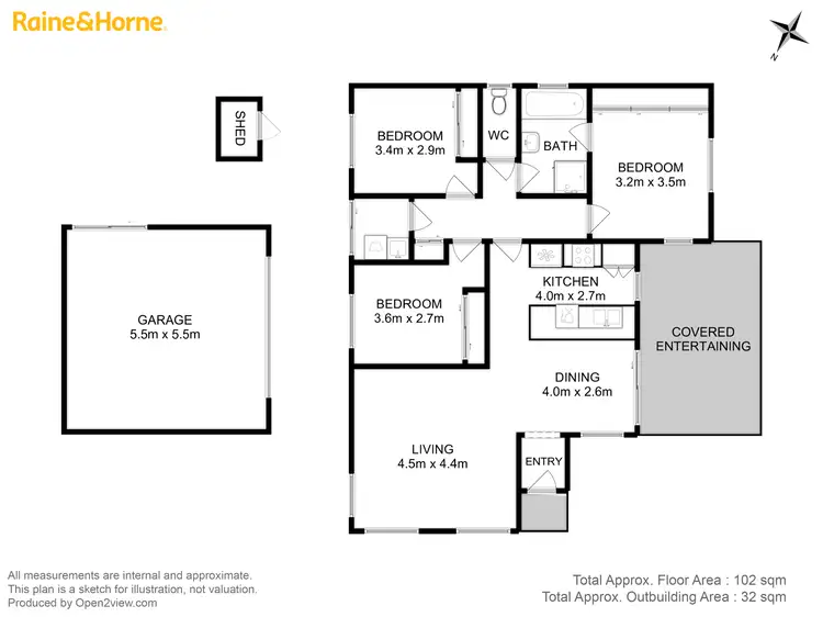 Floorplan of Homely house listing, 2A Heron Crescent, Midway Point TAS 7171