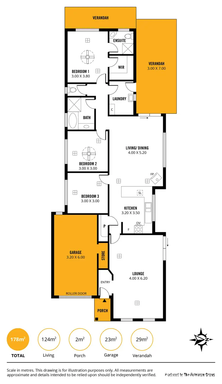 Floorplan of Homely house listing, 7 Oak Street, Seaford SA 5169