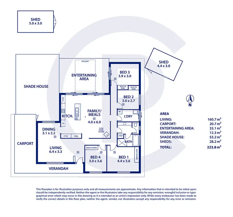 Floorplan of Homely house listing, 6 Walters Court, Mount Barker SA 5251