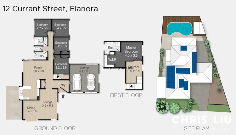Floorplan of Homely house listing, 12 Currant Street, Elanora QLD 4221