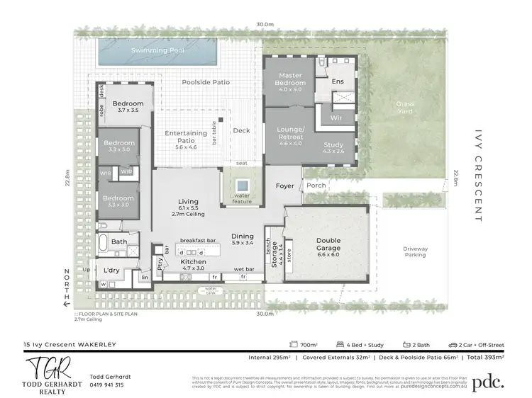 Floorplan of Homely house listing, 15 Ivy Crescent, Wakerley QLD 4154