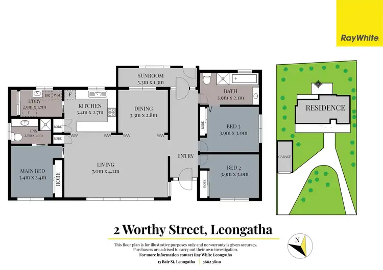 Floorplan of Homely house listing, 2 Worthy Street, Leongatha VIC 3953