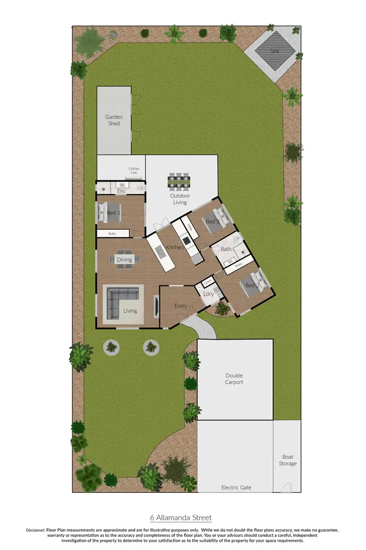 Floorplan of Homely house listing, 6 Allamanda Street, Cooya Beach QLD 4873