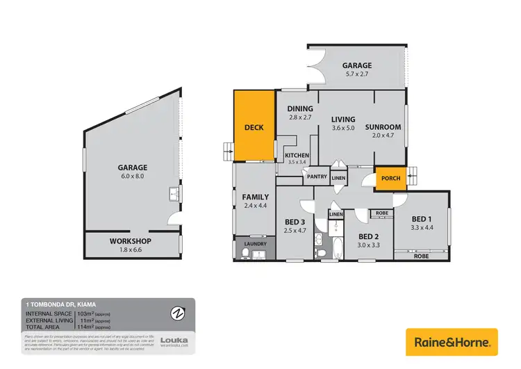 Floorplan of Homely house listing, 1 Tombonda Drive, Kiama NSW 2533