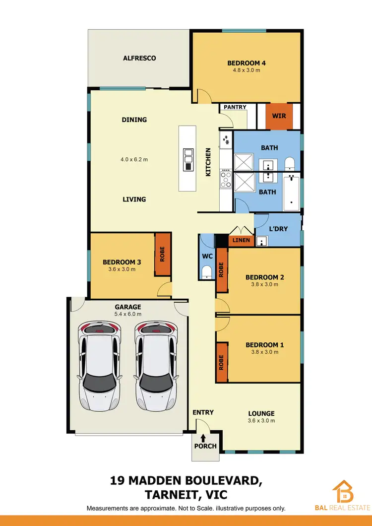 Floorplan of Homely house listing, 19 Madden Boulevard, Tarneit VIC 3029