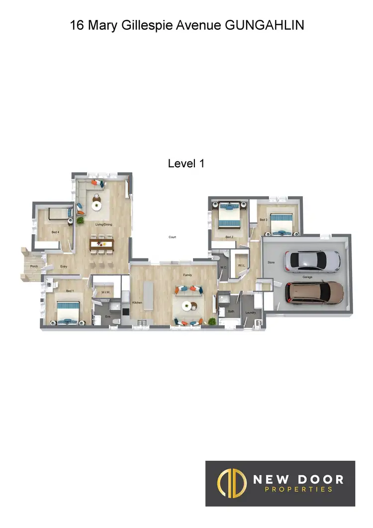 Floorplan of Homely house listing, 16 Mary Gillespie Avenue, Gungahlin ACT 2912