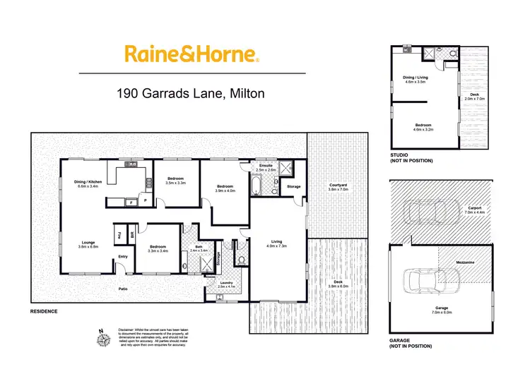 Floorplan of Homely house listing, 190 Garrads Lane, Milton NSW 2538