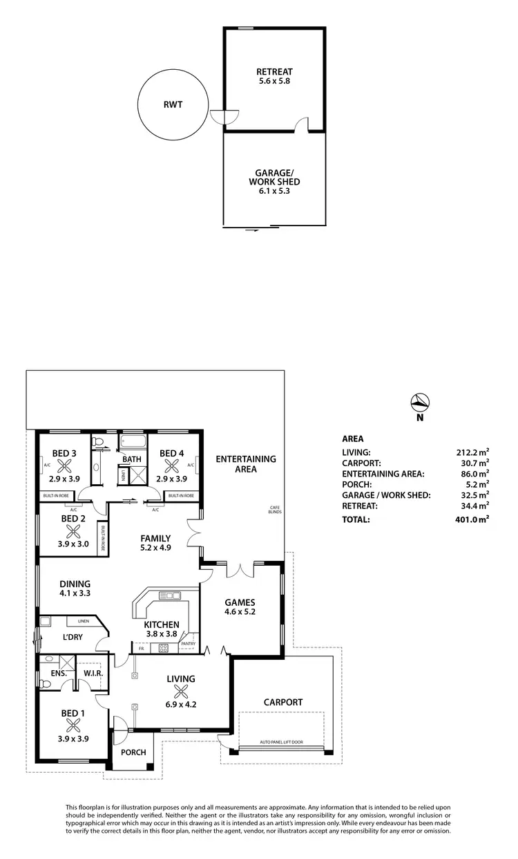 Floorplan of Homely house listing, 14 Strathcona Glen, Strathalbyn SA 5255
