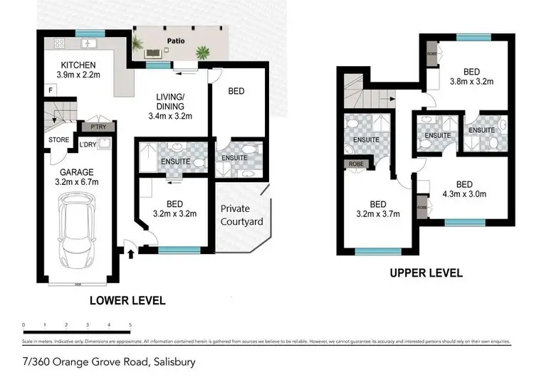 Floorplan of Homely townhouse listing, 7/360 Orange Grove Road, Salisbury QLD 4107