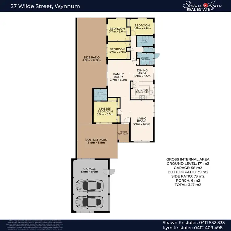Floorplan of Homely house listing, 27 Wilde Street, Wynnum QLD 4178