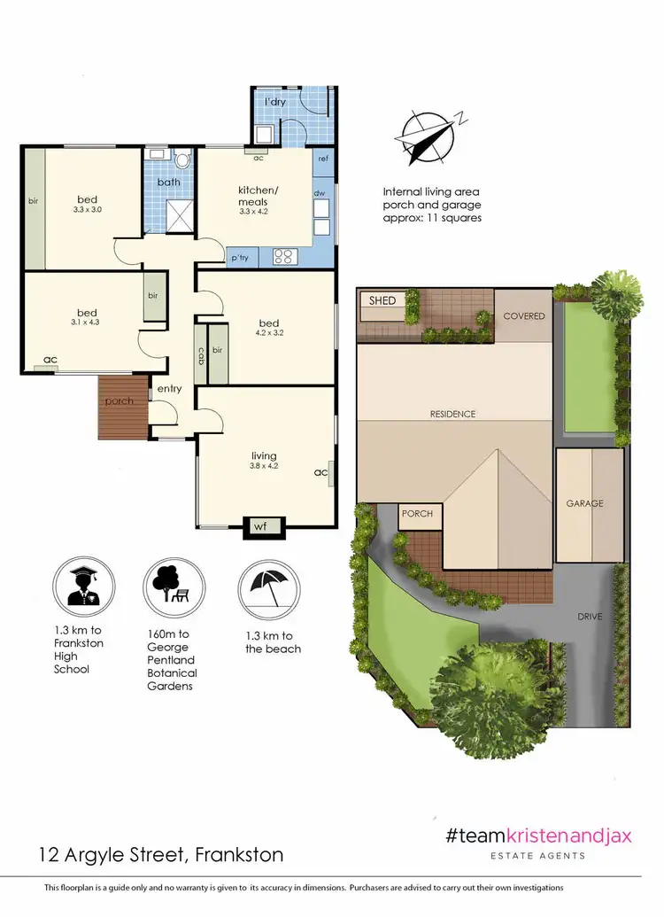 Floorplan of Homely house listing, 12 Argyle Street, Frankston VIC 3199