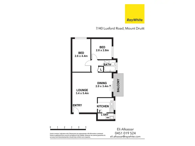 Floorplan of Homely apartment listing, 7/40 Luxford Road, Mount Druitt NSW 2770