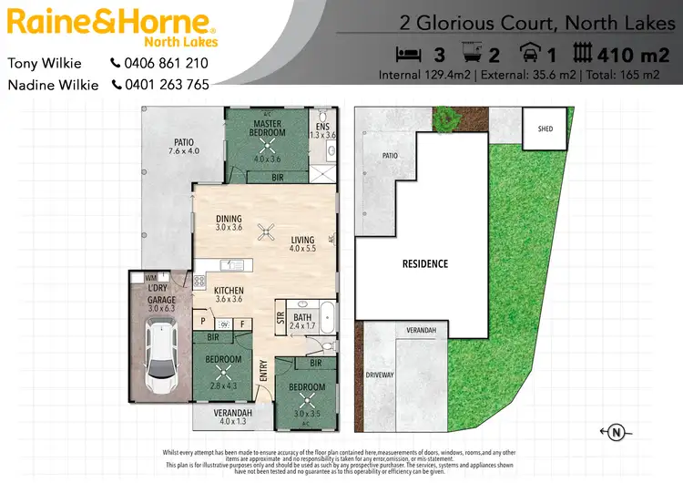 Floorplan of Homely house listing, 2 Glorious Court, North Lakes QLD 4509