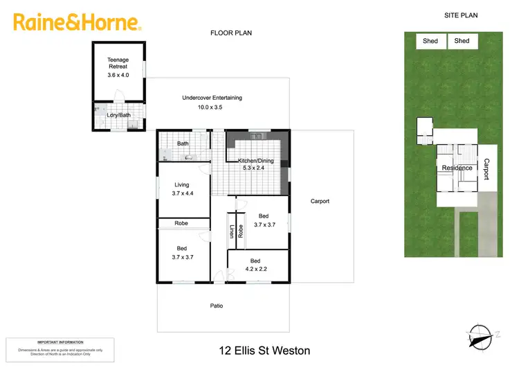 Floorplan of Homely house listing, 12 Ellis Street, Weston NSW 2326