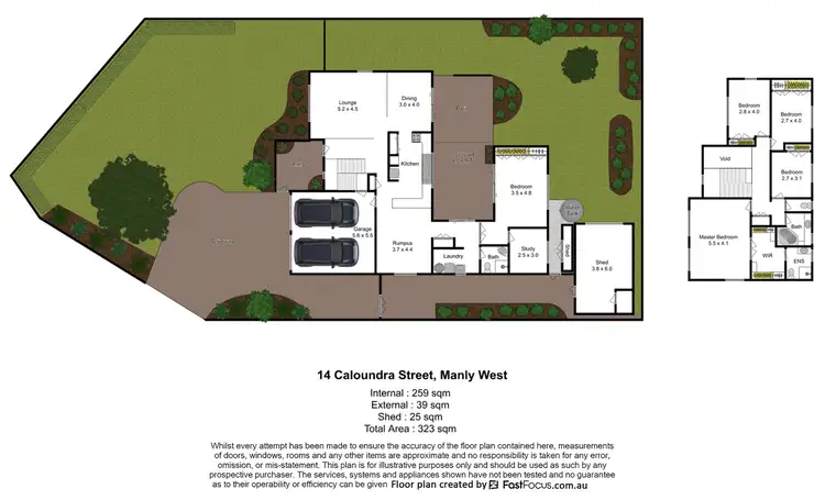 Floorplan of Homely house listing, 14 Caloundra Street, Manly West QLD 4179