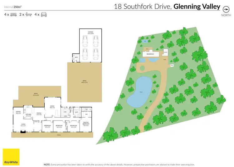 Floorplan of Homely rural property listing, 18 Southfork Drive, Glenning Valley NSW 2261