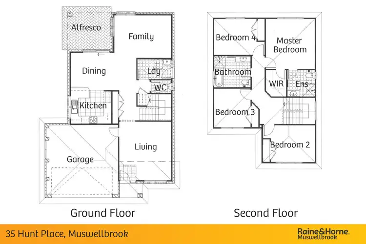 Floorplan of Homely house listing, 35 Hunt Place, Muswellbrook NSW 2333