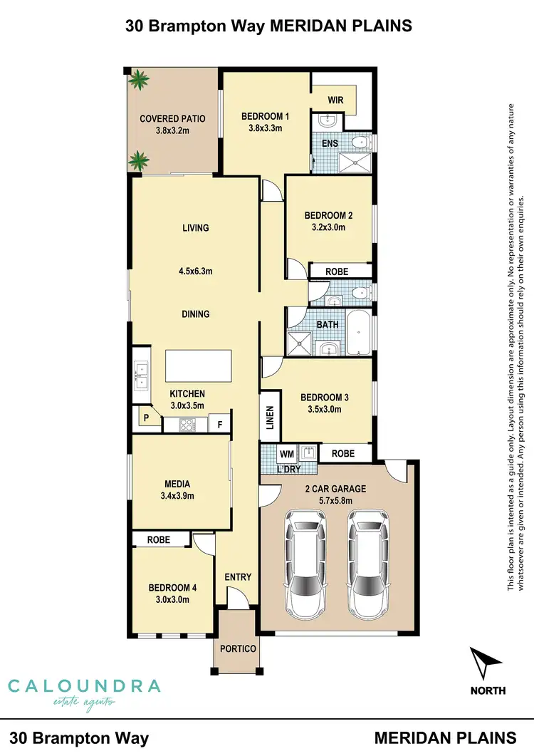 Floorplan of Homely house listing, 30 Brampton Way, Meridan Plains QLD 4551