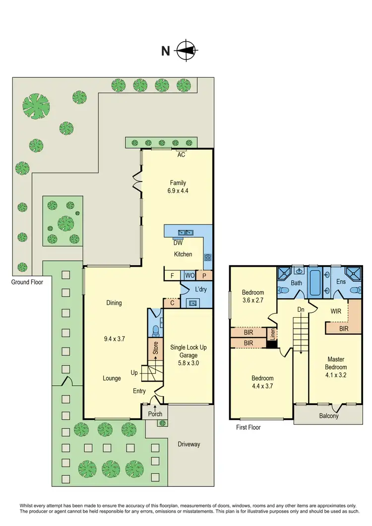 Floorplan of Homely house listing, 4 Pinehurst Way, Heatherton VIC 3202