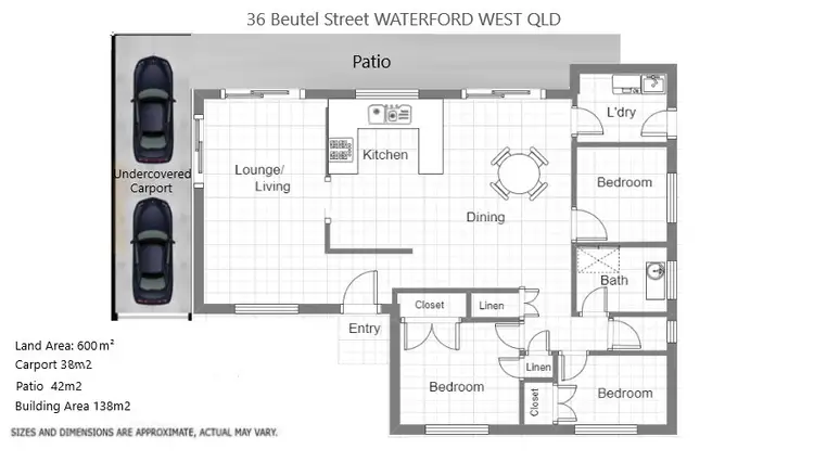 Floorplan of Homely house listing, 36 Beutel Street, Waterford West QLD 4133