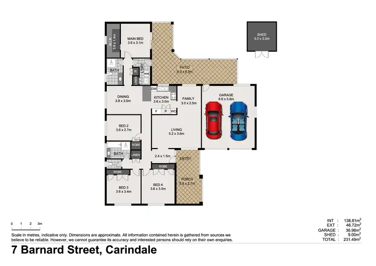 Floorplan of Homely house listing, 7 Barnard Street, Carindale QLD 4152