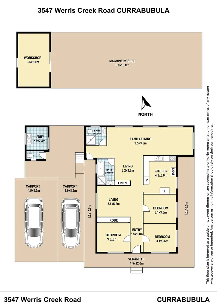 Floorplan of Homely rural property listing, 'Bulkara' 3547 Werris Creek Road, Currabubula NSW 2342