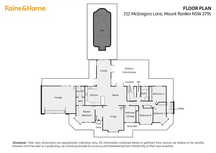 Floorplan of Homely rural property listing, 212 McGregors Lane, Mount Rankin NSW 2795
