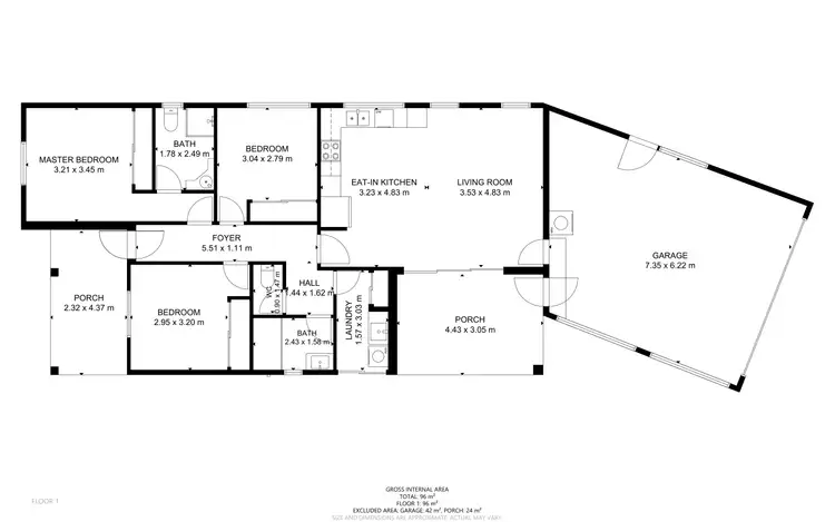 Floorplan of Homely house listing, 26 Huntsmans Crescent, Shaw QLD 4818