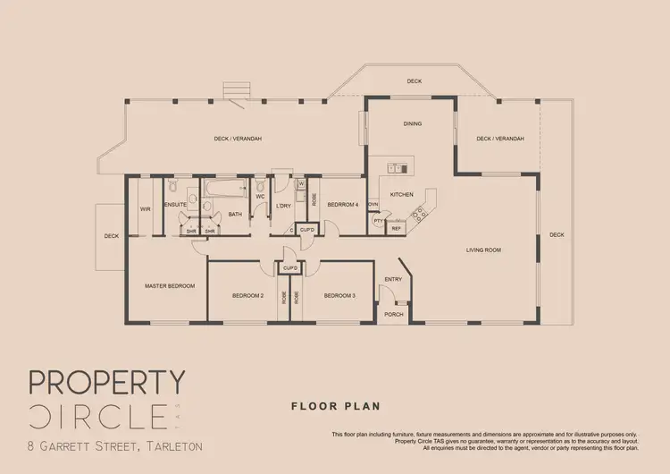 Floorplan of Homely house listing, 8 Garrett Street, Tarleton TAS 7310