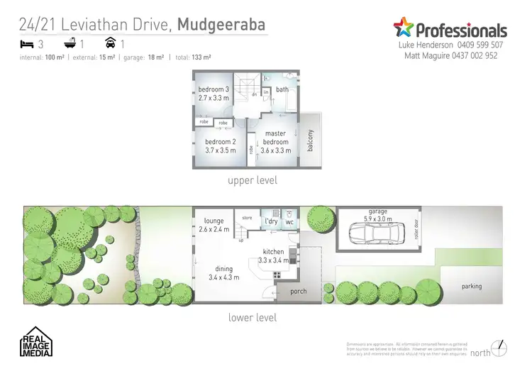 Floorplan of Homely villa listing, 24/21 Leviathan Drive, Mudgeeraba QLD 4213
