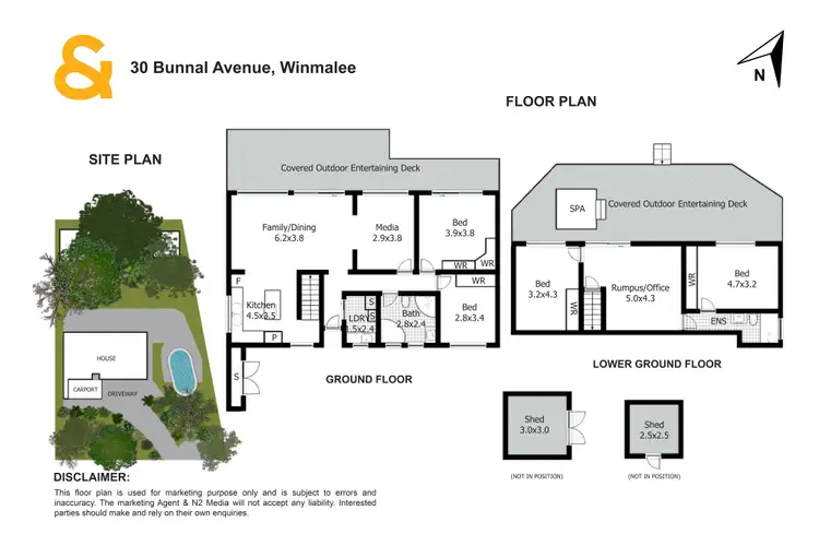 Floorplan of Homely house listing, 30 Bunnal Avenue, Winmalee NSW 2777