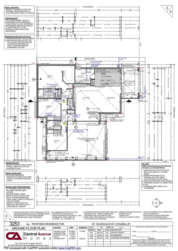 Floorplan of Homely house listing, 15A Escalus St, Coolbellup WA 6163