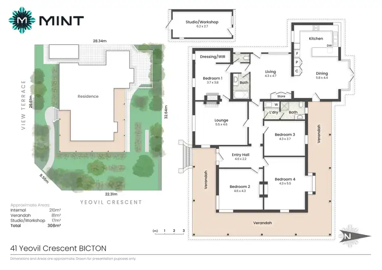 Floorplan of Homely house listing, 41 Yeovil Crescent, Bicton WA 6157