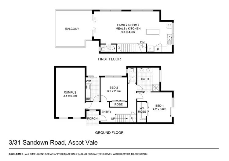 Floorplan of Homely house listing, 3/31 Sandown Road, Ascot Vale VIC 3032