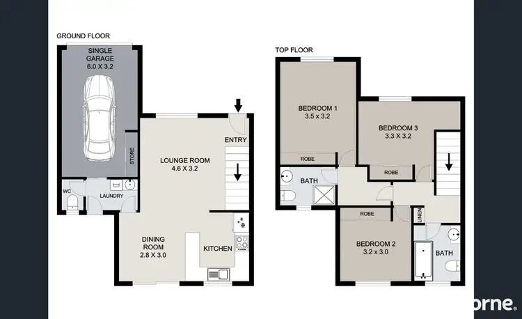 Floorplan of Homely townhouse listing, 29/223-227 Middle Street, Cleveland QLD 4163