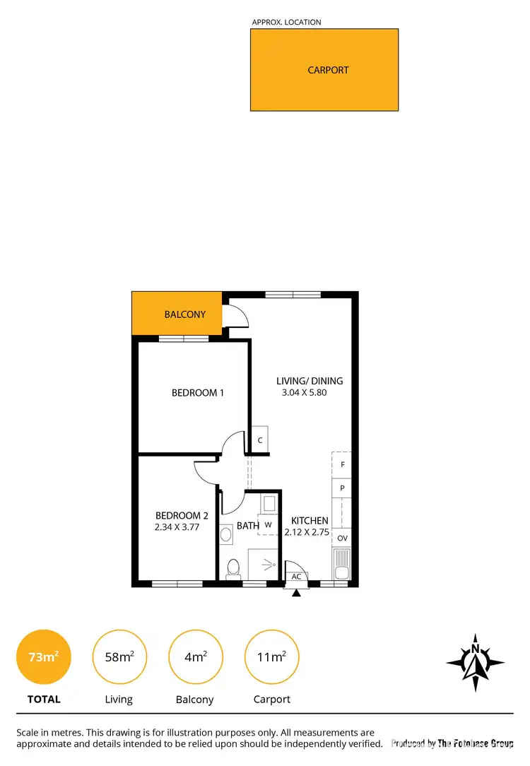 Floorplan of Homely house listing, 6/897 Marion Road, Mitchell Park SA 5043
