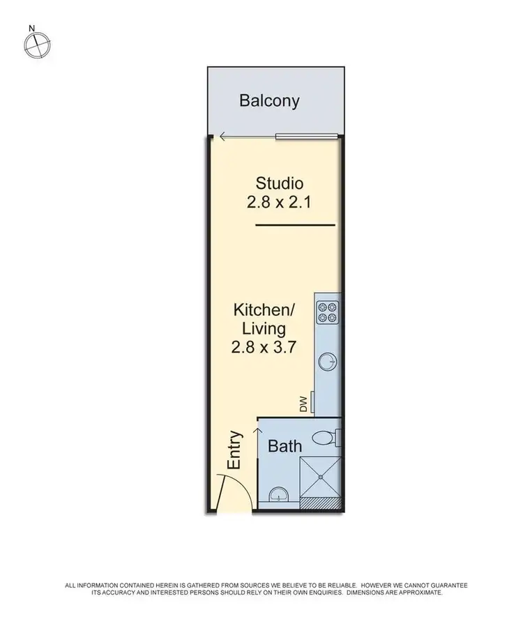 Floorplan of Homely apartment listing, 65/29 Lynch Street, Hawthorn VIC 3122