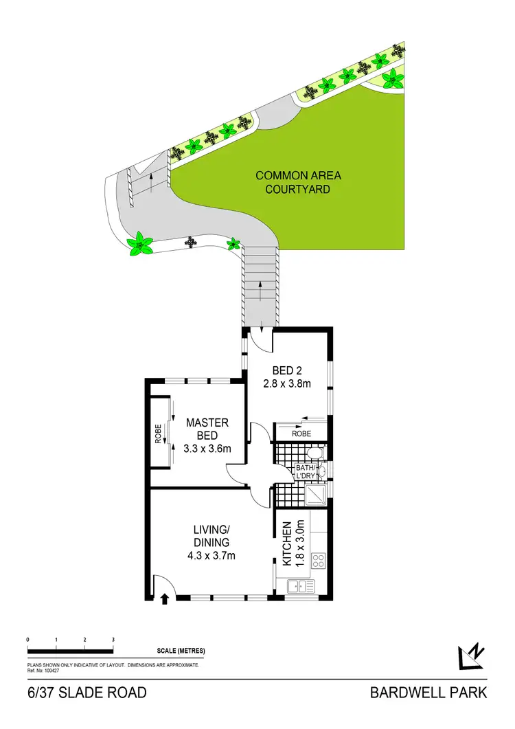 Floorplan of Homely unit listing, 6/37 Slade Road, Bardwell Park NSW 2207
