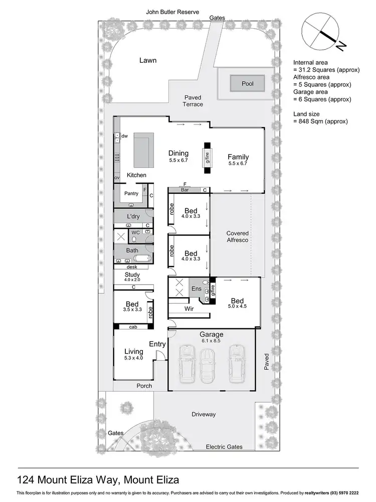 Floorplan of Homely house listing, 124 Mount Eliza Way, Mount Eliza VIC 3930
