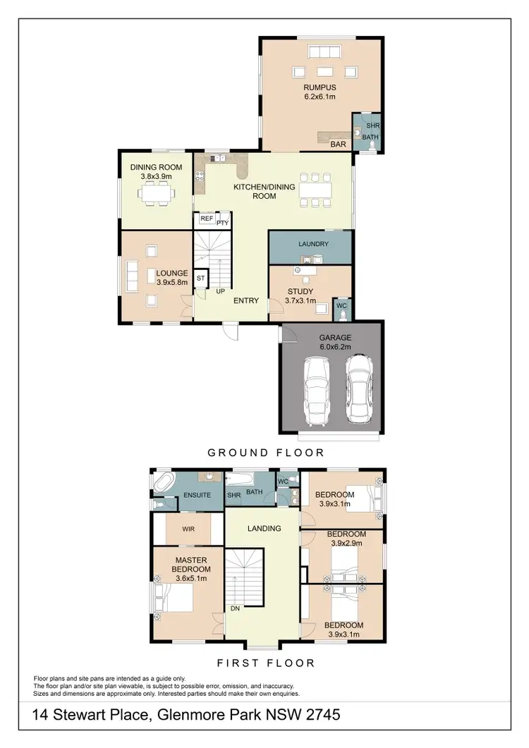 Floorplan of Homely house listing, 14 Stewart Place, Glenmore Park NSW 2745