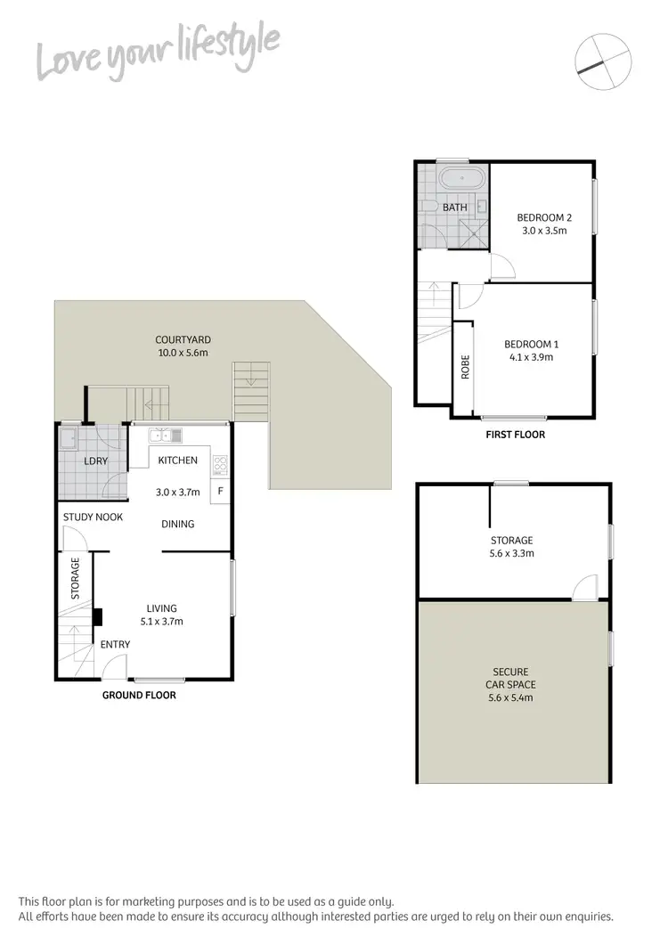 Floorplan of Homely townhouse listing, 1106/3 Fotheringham Street, Enmore NSW 2042