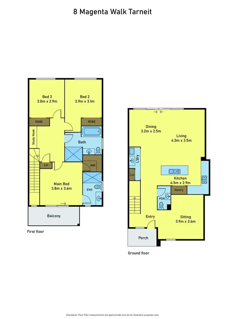 Floorplan of Homely house listing, 8 Magenta Walk, Tarneit VIC 3029
